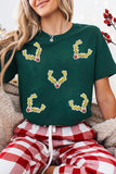 Reindeer Antler Patched Graphic Tee