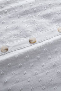 Swiss Dot Lace Splicing Short Sleeve Top