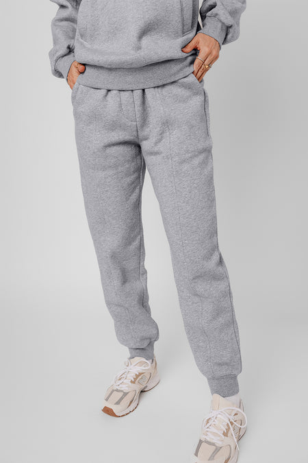 Exposed Seams Hoodie and Joggers Activewear Set