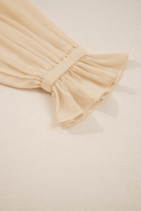 Ruffle Chiffon Blouse