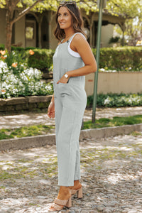Wide Leg Overall with Pockets