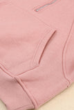 Quarter Zip Kangaroo Pocket Hoodie