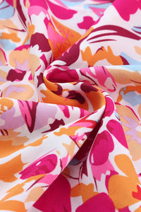 Flutter Sleeves Floral Print Top