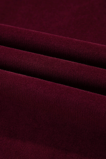 Corduroy High Waist Wide Leg Pants