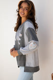 LOVE Patchwork Sweatshirt