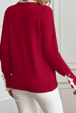 Lace Trim  Sweater