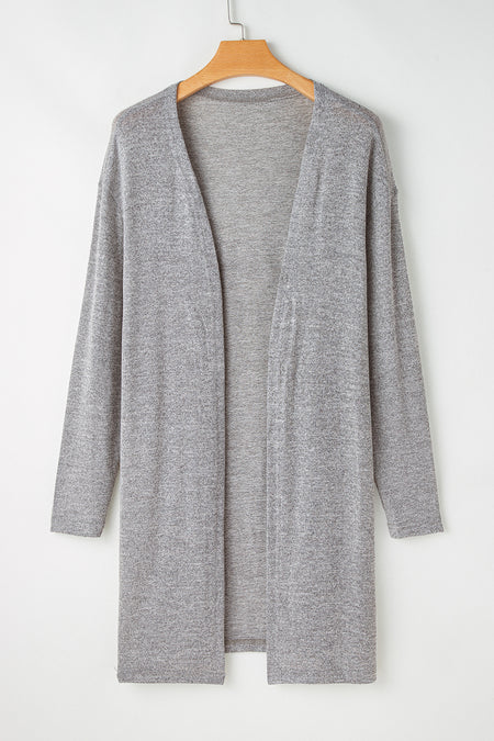 Open Front Lightweight Cardigan