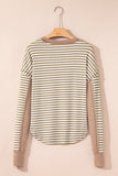 Stripe Thermal Top