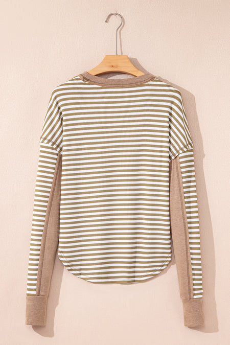 Stripe Thermal Top