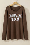 Champagne Please Graphic Sweater