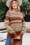 Aztec Print Sweater