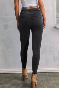 Skinny Fit Ankle High Waist Jeans