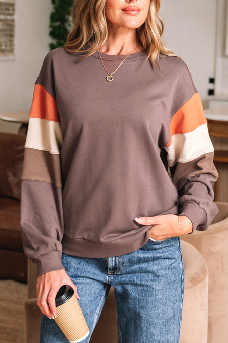 Color Block Pullover