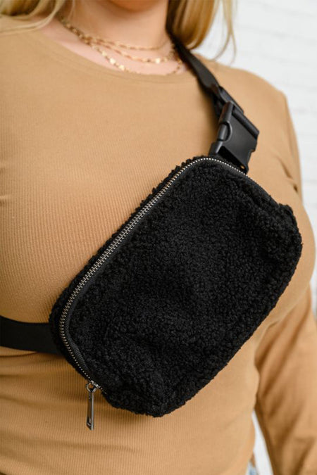 Sherpa Adjustable Strap Crossbody Bag