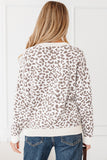 Leopard Chunky Knitted Cardigan Sweater