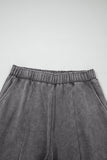 Mineral Wash Patchwork Loose Pants