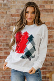 Plaid Christmas Sweatshirt