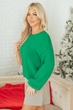 Bow Bubble Sleeve Sweater