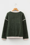 Contrast Loose Top