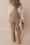 Pocketed Loose Fit Corduroy Overall