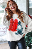 Plaid Christmas Sweatshirt