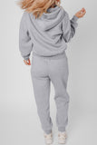 Exposed Seams Hoodie and Joggers Activewear Set