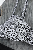 Twisted Bust Leopard Bikini Set