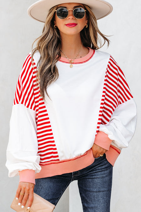 Patchwork Oversize Sweatshirt