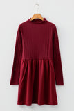 Ribbed Mini Dress