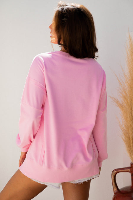 XOXO Baggy Sweatshirt - Amaryllis Apparel