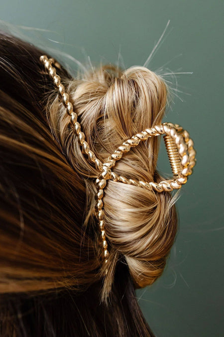 Twist Large Alloy Hair Clip