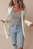 Lightweight Open Knit Tunic Cardigan