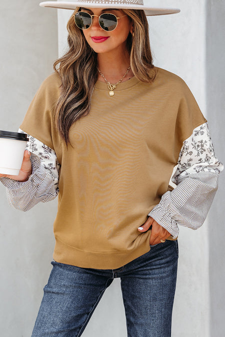 Ruffled Sweatshirt