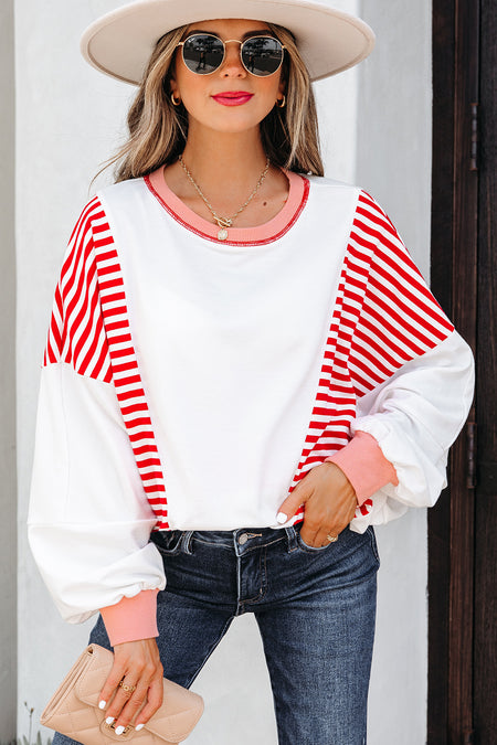 Patchwork Oversize Sweatshirt