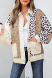 Leopard Quilted Patchwork  Jacket