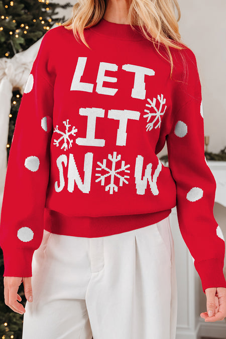 LET IT SNOW Sweater