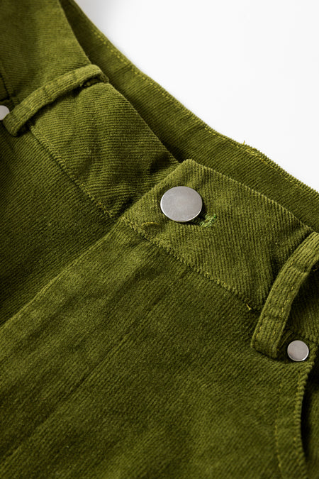 Corduroy High Waist Wide Leg Pants