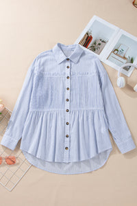 Stripe Striped Buttoned up Long Sleeve Shirt