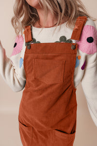 Corduroy Overall Dress