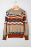 Aztec Print Sweater