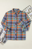 Plaid Print Loose Vintage Shirt