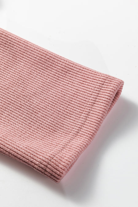 Pullover Hoodie and High Waist Pants Set