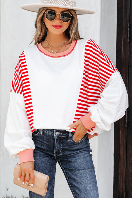 Patchwork Oversize Sweatshirt