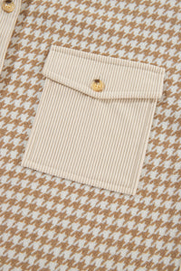 Houndstooth Corduroy Shacket