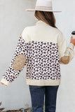 Leopard Quilted Patchwork  Jacket