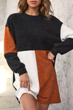 Color Block Textured Knit Top