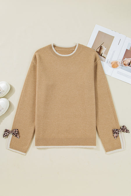 Bow Cuff Sweater