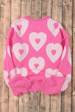Pearl Beaded Heart Sweater
