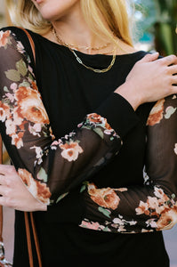 Fable Floral Sleeve Blouse