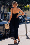 Black Mimosa Maxi Dress